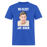 RE-ELECT JOE - royal blue