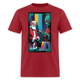 Alien Christmas - dark red