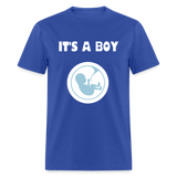 IT'S A BOY - royal blue