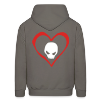 DARK LOVE Hoodie - asphalt gray