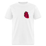 HEART AWARENSS - white