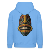 AFRICAN MASK 2 Hoodie - carolina blue