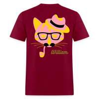 WILLIAM - burgundy