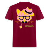 WILLIAM - burgundy