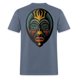 AFRICAN MASK 5 - denim