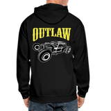 OUTLAW Zip Up Hoodie - black