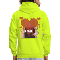 LOVE Hoodie - safety green