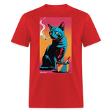 Caturday Afternoon - red