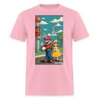 Mario and Princess - pink