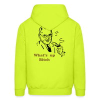 WHAT'S UP Hoodie - safety green