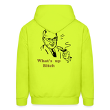 WHAT'S UP Hoodie - safety green