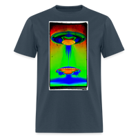 UFO Landing -  blue dusk