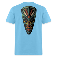 AFRICAN MASK - aquatic blue