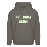 NOT TODAY Hoodie - asphalt gray