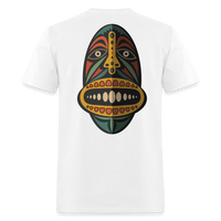 AFRICAN MASK 2 - white