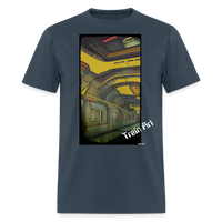 Train Art -  blue dusk