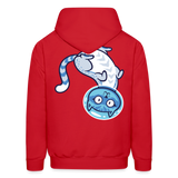 SPACE CAT 4 Hoodie - red