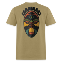 AFRICAN MASK 3 - khaki
