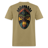 AFRICAN MASK 3 - khaki