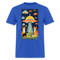 Cat Invasion - royal blue