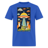 Cat Invasion - royal blue