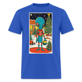 Alien Christmas - royal blue