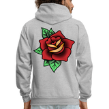 ROSE  Zip Up Hoodie - heather gray