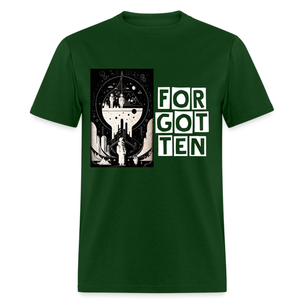 FOR GOT TEN - forest green