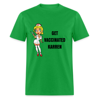 VACCINATED - bright green