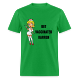 VACCINATED - bright green