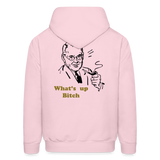 WHAT'S UP Hoodie - pale pink