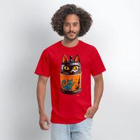 Cat Jar - red