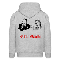 JUST SAYIN 3 Hoodie - heather gray