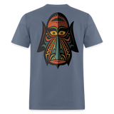 AFRICAN MASK 4 - denim