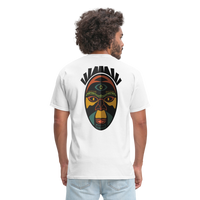 AFRICAN MASK 3 - white