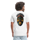 AFRICAN MASK 3 - white