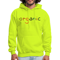 organic Hoodie - safety green