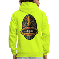 AFRICAN MASK 2 Hoodie - safety green