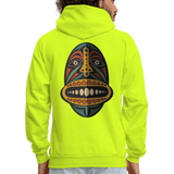 AFRICAN MASK 2 Hoodie - safety green