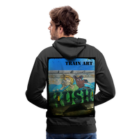 Train Art - black