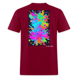 Color Splat - burgundy