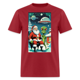 Alien Christmas - dark red