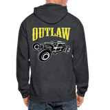 OUTLAW Zip Up Hoodie - deep heather