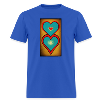 Hearts - royal blue