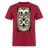 Owl Eyes - dark red