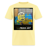 Train Art - cornsilk