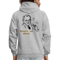 WHAT'S UP Hoodie - heather gray