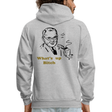 WHAT'S UP Hoodie - heather gray