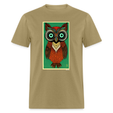 Owl Portrait - khaki