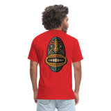 AFRICAN MASK 2 - red